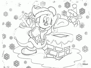 Disney Christmas Coloring Pages