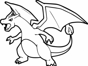 charizard coloring page