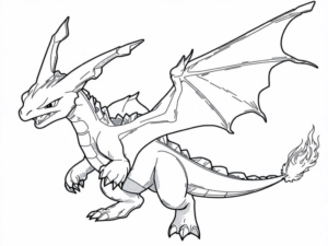 charizard coloring page