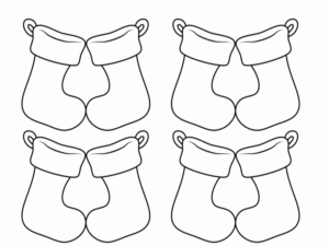 Christmas Stocking Coloring Page