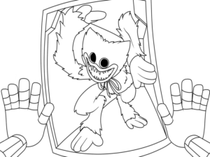 Huggy Wuggy Coloring Pages