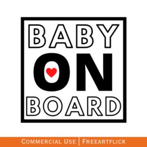 Baby on Board SVG Free