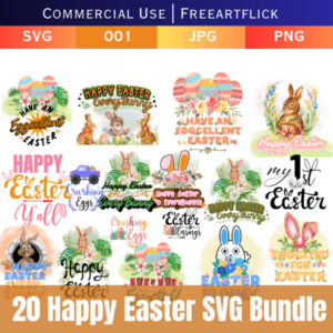 20 Best Easter SVG Signs Bundle Download