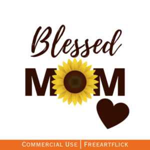 Cool Blessed Mom SVG Download for Free