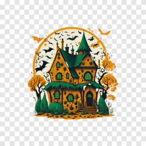 Free Halloween Castle PNG Download