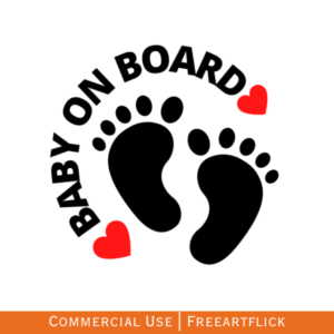 Free Baby On Board SVG