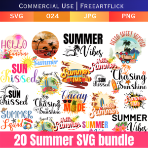 Best Summer Sun SVG Bundle Download