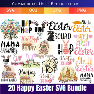 Best Happy Easter SVG Bundle Download