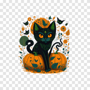Download Free Halloween Cat Spooky PNG