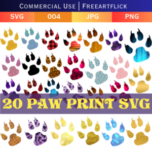 Best Cat Paw Print SVG Bundle Download