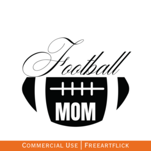 Download Free Football Mom SVG