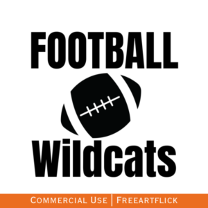 Free Wildcats Football SVG to Download