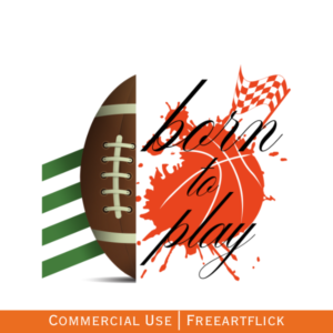 Free Half Ball Football SVG to Download