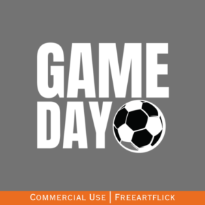 Game Day Free Soccer Ball SVG