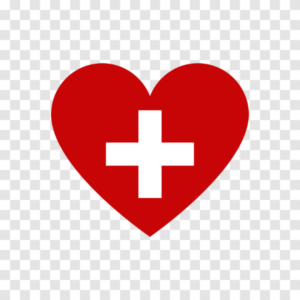 Free Red Heart First Aid PNG Download