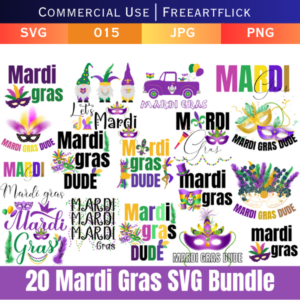 Funny Mardi Gras SVG Bundle Download
