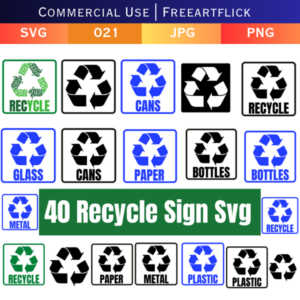 Best Recycle Sign SVG Bundle Download