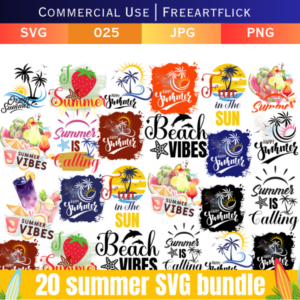 Best Summer Vibes SVG Images Bundle Download