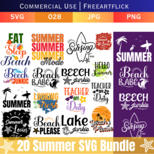 Best Summer Beach SVG Signs Bundle Download