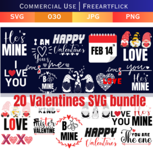 Happy Valentine's Day SVG Bundle