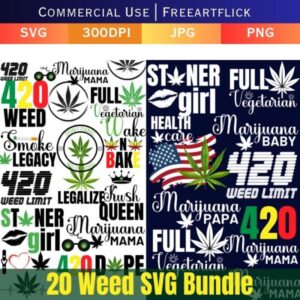 Best Marijuana SVG Bundle Download