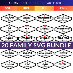Best Family SVG Clipart Bundle Download