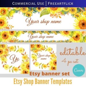 Charming Etsy Shop Banners Kit Free Download