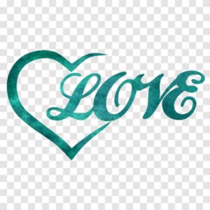 Download Green Love Logo PNG Free