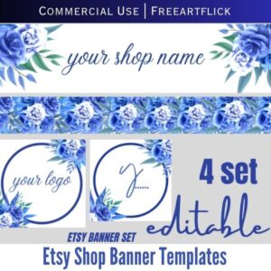 Free modifiable Etsy Banner Download