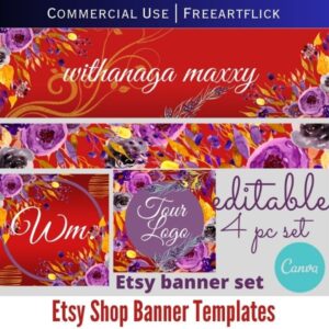 Free Beautiful Modifiable Etsy Banners For Download
