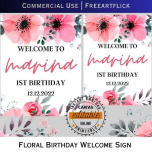 Download Alterable Birthday Welcome Template