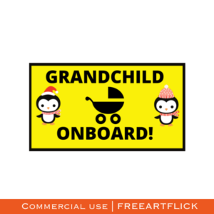 Grandchild on Board SVG Download