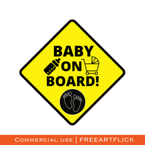 Baby On Board SVG