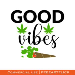 Green Marijuana Leaf SVG Free Download