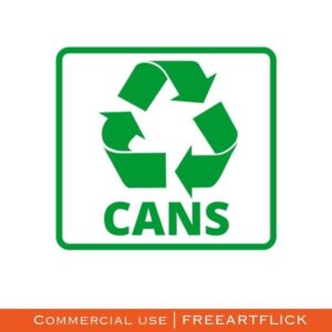 Download Recycle Cans SVG Sign for Free