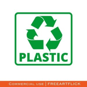 Free Recycle Plastic SVG Sign Download