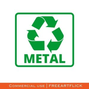 Free Art Flick Recycling Bin Signs