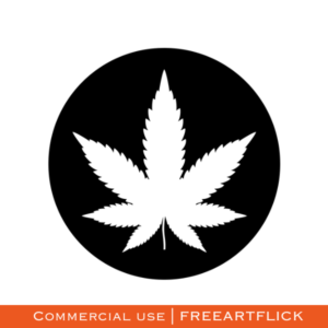 Free to use Downloadable Cannabis Leaf SVG