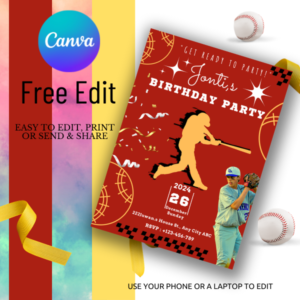 Best Customizable Digital Birthday Invitation Card