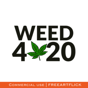 Downloadable Free Weed 420 SVG
