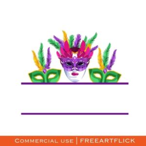 Free Mardi Gras SVG Mask SVG Graphic