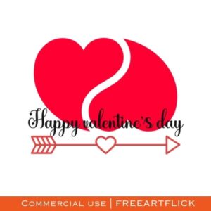 Two Hearts Happy Valentines Day SVG Download