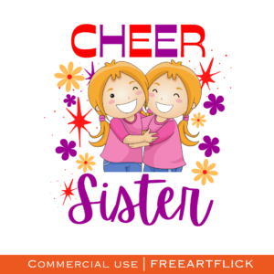 Best Cheer Sister SVG