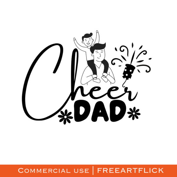 Cheer Dad SVG