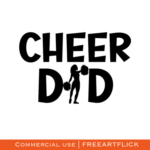 Cheer Dad SVG Free