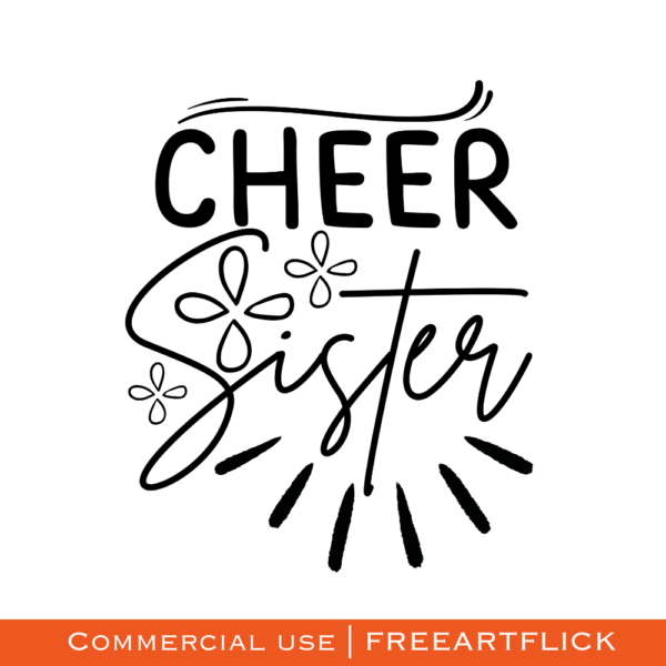 Cheer Sister SVG