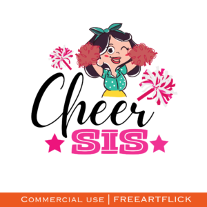 Free Cheer Sister SVGs