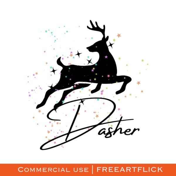 Reindeer SVG free