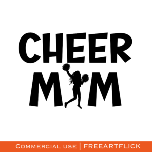 cheerleader mom svg