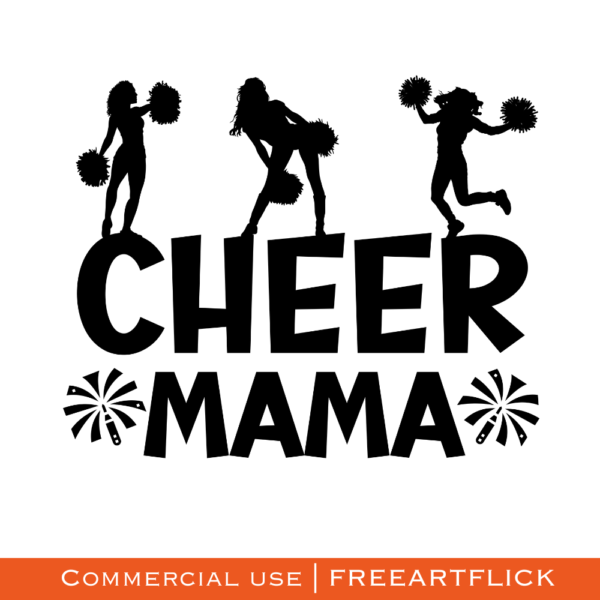 free cheer mom svg